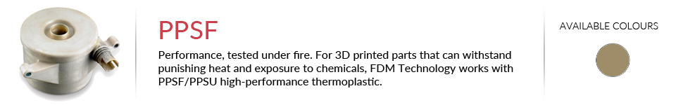 Stratasys FDM PPSF Heat Resistant 3D Printing Material